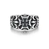 Pattern Cross Ring