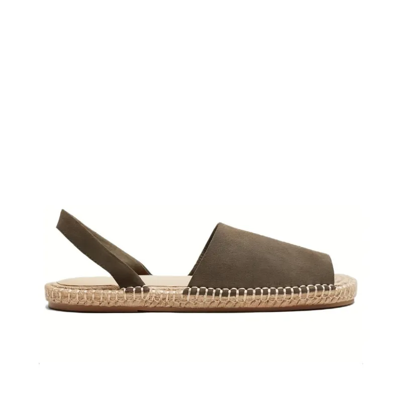 ZARA Strap Sandals Men's Khaki Green-1