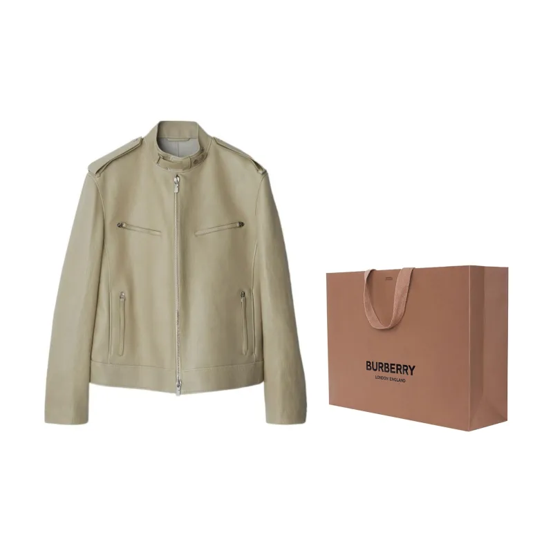 Burberry Leather Jacket-2