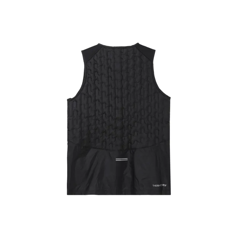Nike Women's Logo Embroidered Warm Down Vest Black-1