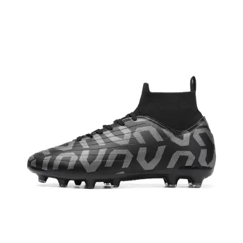 GERTOP Cushioning Anti-Slip Wear-Resistant Breathable Balance Lightweight Sports Soccer Shoes Unisex