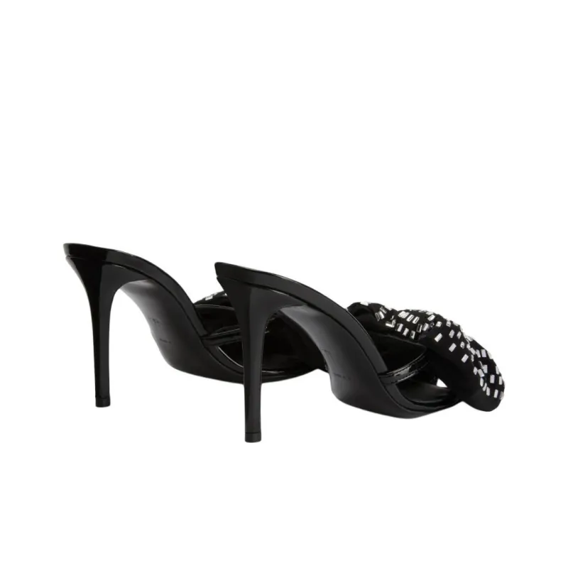 Giuseppe Zanotti/GZ Slip Resistant Slide Slippers Women's Black-4