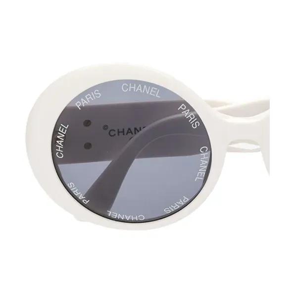 CHANEL 1993 Cc Logo Round frame Sunglasses-2
