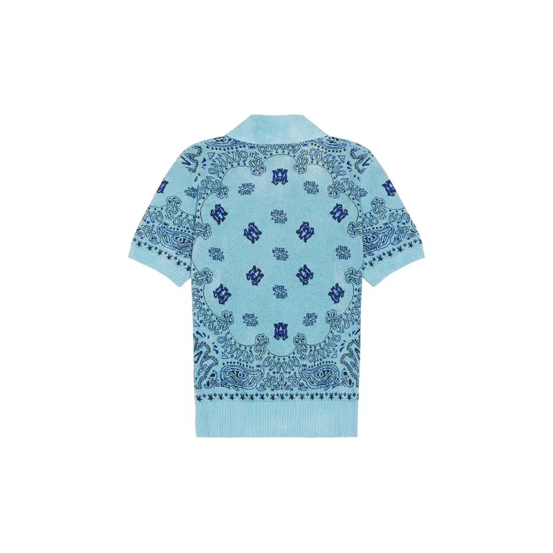 AMIRI Polo Shirt Men's Air Blue-1