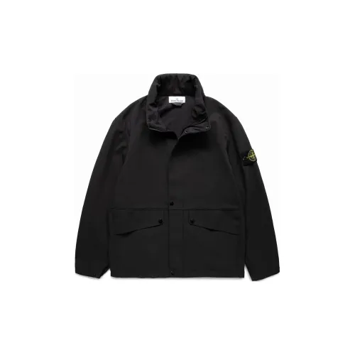 STONE ISLAND Jackets Men Black