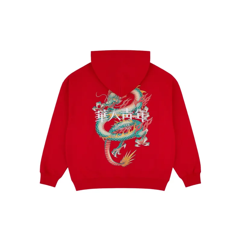 OCCUPY LFYT Co branded Series Sweatshirts Unisex Red-1
