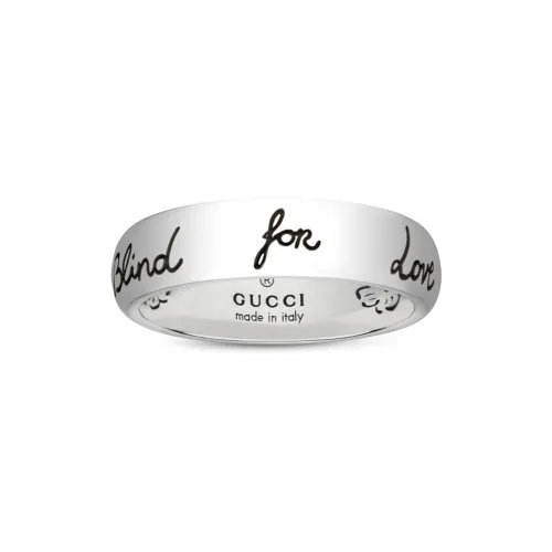 BLIND FOR LOVE' RING IN SILVER