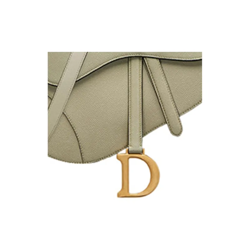 DIOR Saddle Calfskin Saddle Bag Shoulder Bag Crossbody Bag Handbag Women's Green-6
