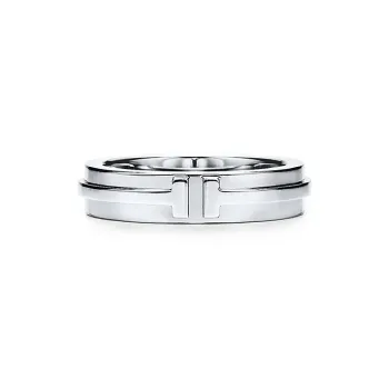 TIFFANY & CO. 18K White Gold Rings Unisex