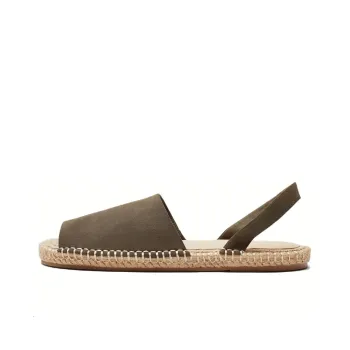ZARA Strap Sandals Men's Khaki Green