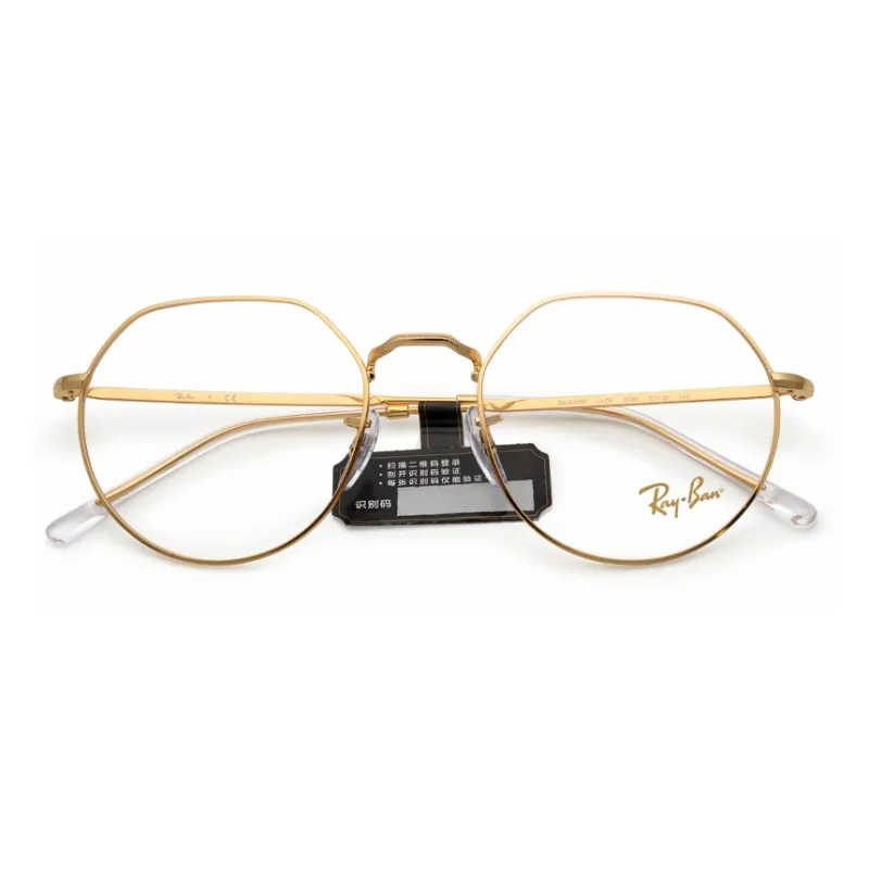 RayBan Alloy Oval Eyeglass Frames Unisex-1