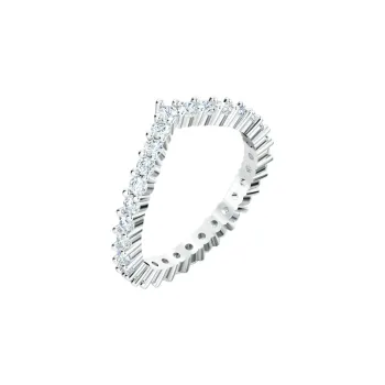 Swarovski Rhodium Plated Rings Women's White Gold Plated