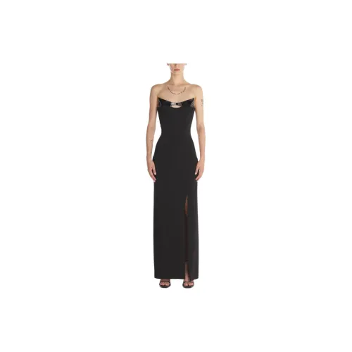 Mugler Structured Strapless Maxi Dress