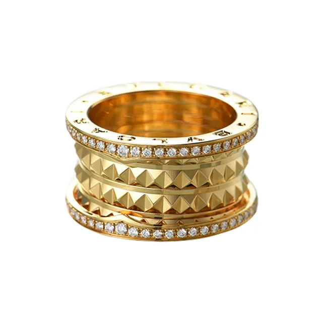 BVLGARI B.Zero1 Series Rings Unisex-0