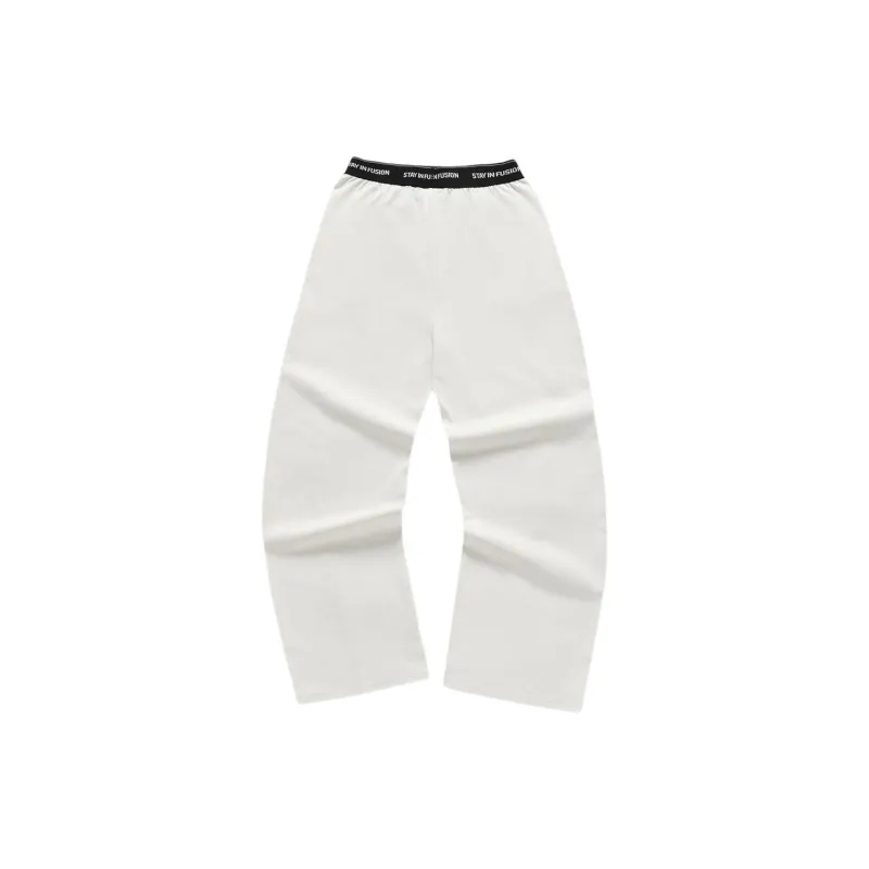 FILA FUSION Casual Pants Women's Cloud White-1