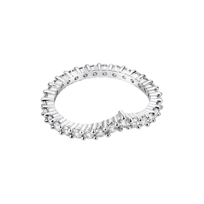 Swarovski Rhodium Plated Rings Women's White Gold Plated-1