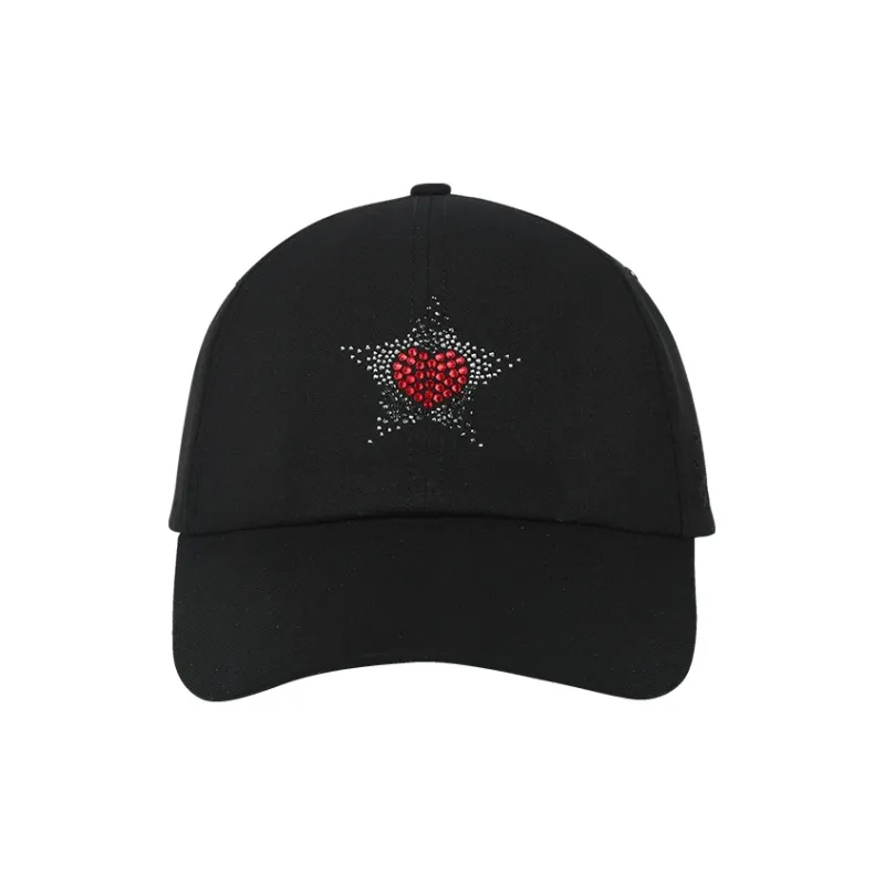 SWOFCARE Polyester Rhinestone Baseball Caps Unisex-1