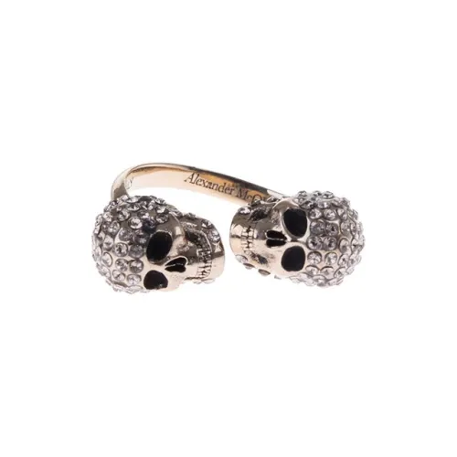 Alexander McQueen Rings Men Silver