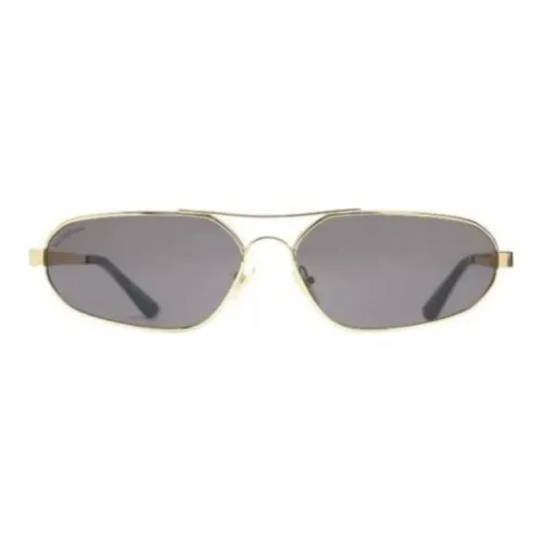 Balenciaga Oval Sunglasses Women's Yellow