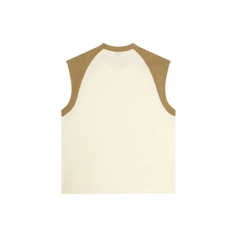 Suamoment Casual Sports Trendy Sleeveless Tank Top Unisex-5