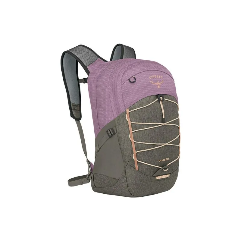 OSPREY Recycled Nylon Fabric Outdoor Mountaineering Bag Backpack Regular Unisex Light Gray & Pink-1