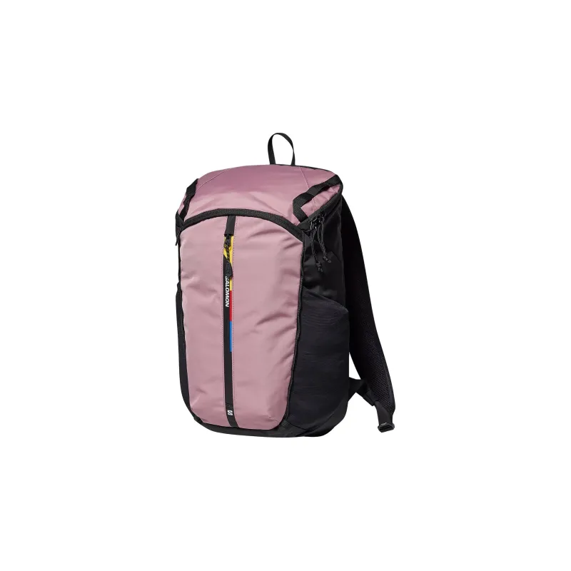 SALOMON Water-Resistant Fabric Backpack Regular Unisex Pink-0