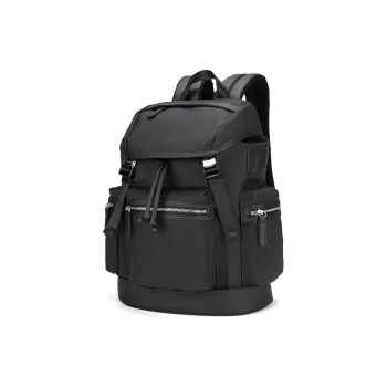 Slazenger PU Travel Backpack Laptop Bag Backpack Large Size Unisex Army Green