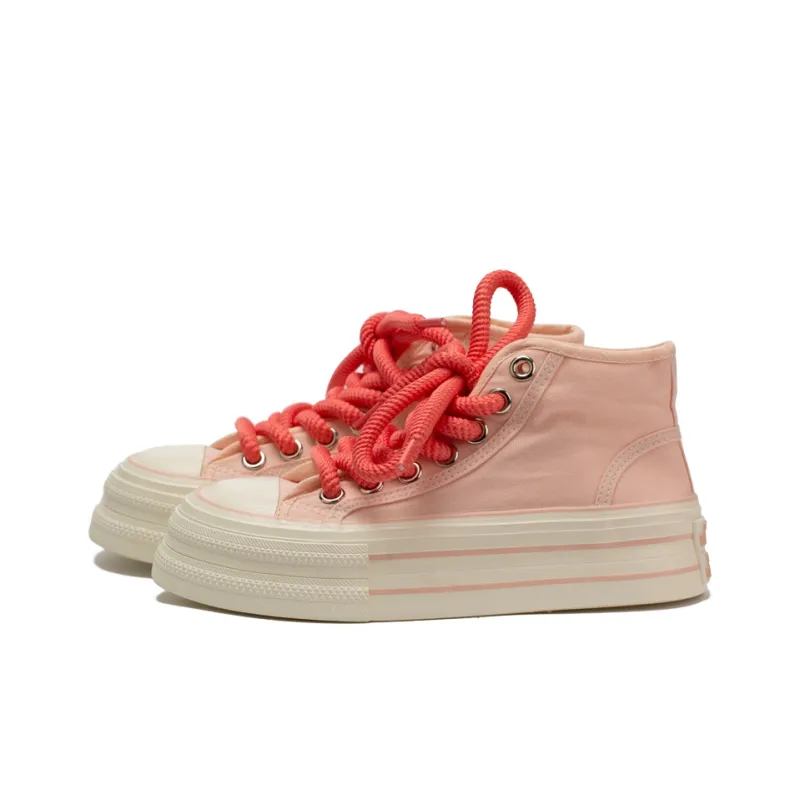 Zun'er Quick Dry Lightweight Height Increasing High Top Canvas Shoes Unisex-2