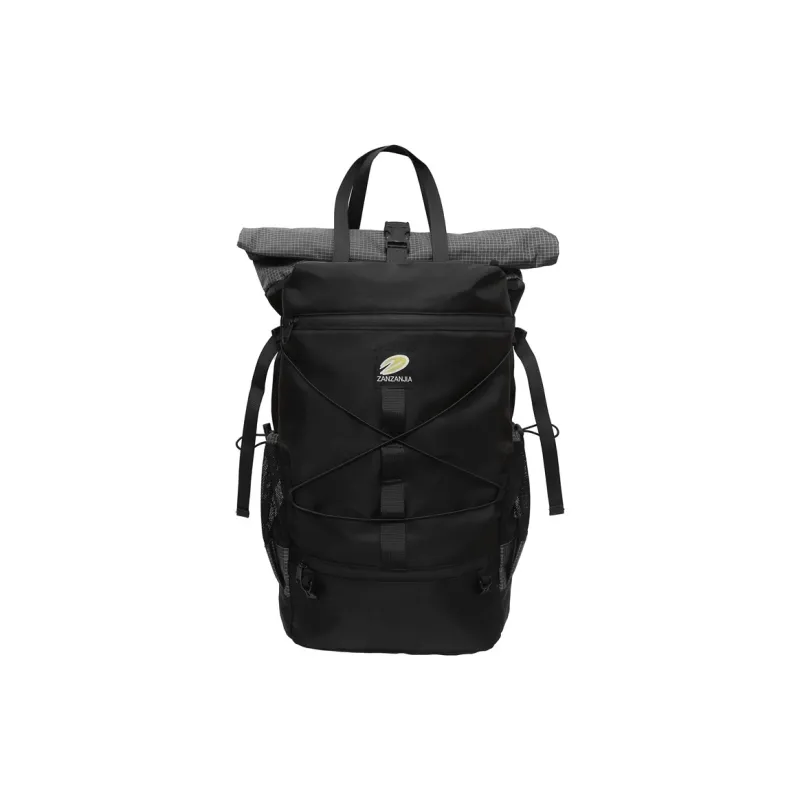 BALANG Nylon And Mesh Backpack Unisex Khaki Green Black-5