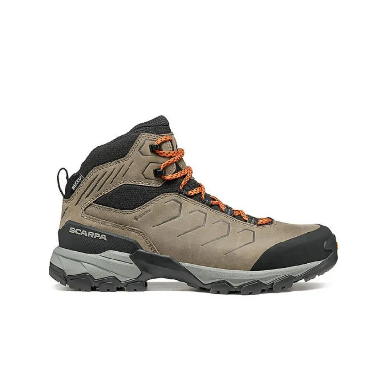 SCARPA Cushioning, Wear Resistant High Top Mountaineering Hiking Shoes Men's Yellow Black-1