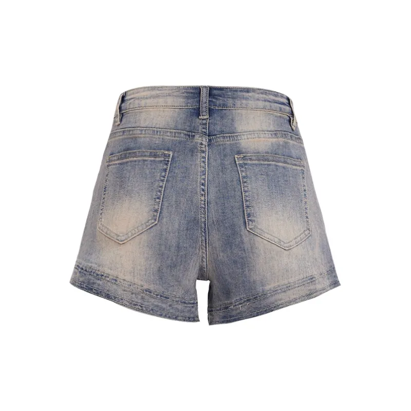 Wen Shan Denim Shorts Women's-1