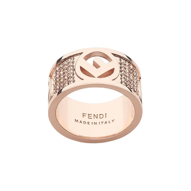 FENDI Rings Unisex Rose Gold-0