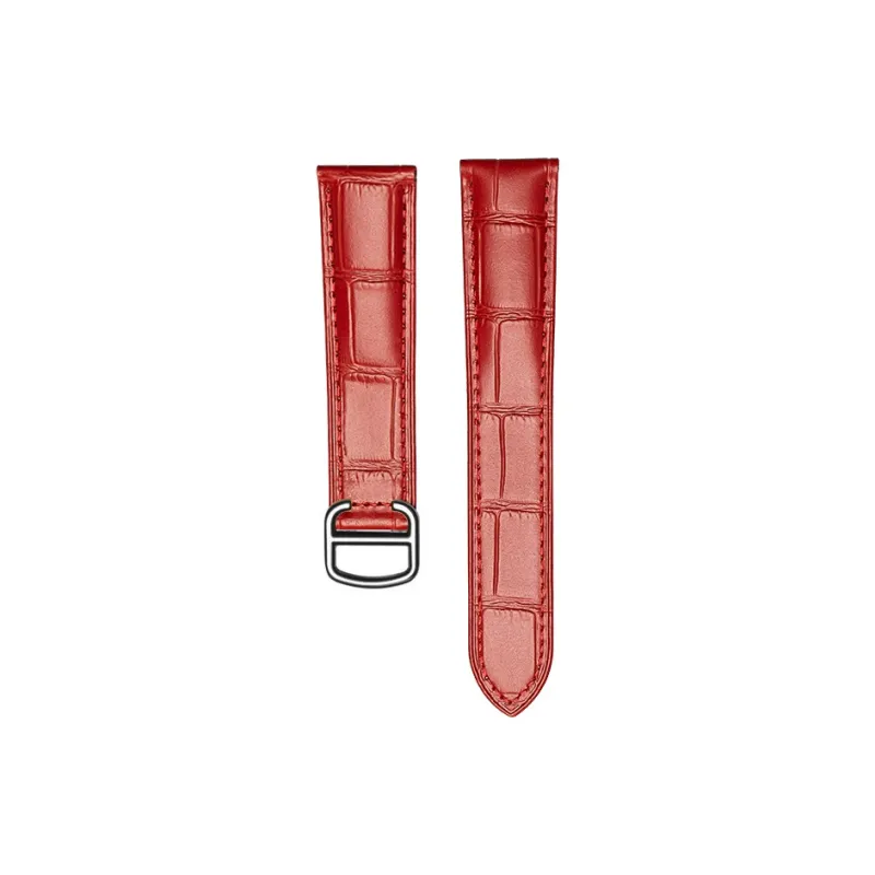 WOALMORN Cartier Compatibility Watch Band Cowhide Leather Material-18