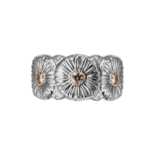 BUCCELLATI BLOSSOMS Series Rings Unisex Silver