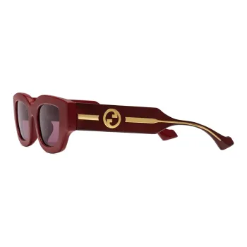 GUCCI Rectangle Frame Sunglasses