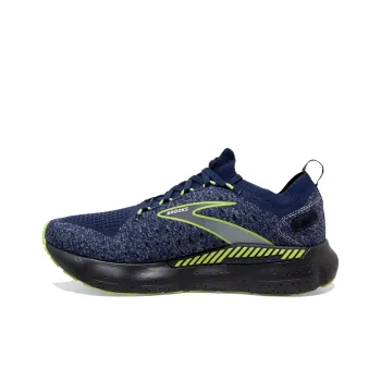 Brooks Glycerin StealthFit GTS 20 Anti-Slip Wear-Resistant Low-Top Running Shoes Men's Blue Black