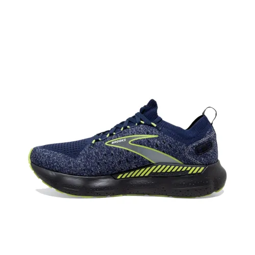 Brooks Running Shoes Men Low-Top Blue Black