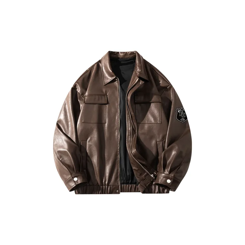 EOOVEN Leather Jackets Unisex-8