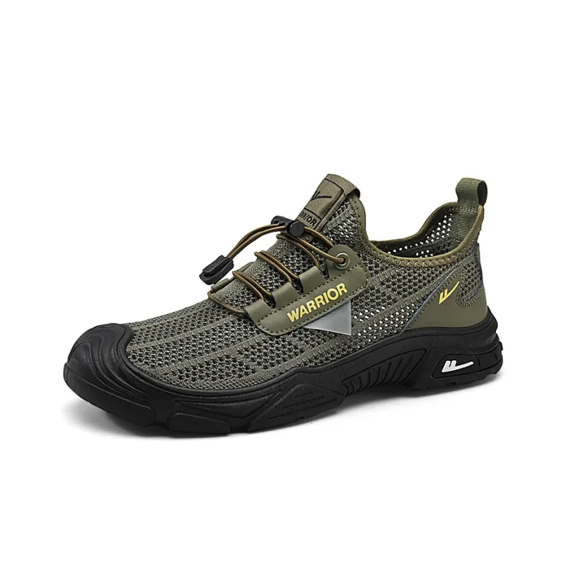 Warrior Breathable And Lightweight Low Top Outdoor Shoes Men's Beige-16