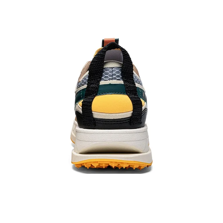 Kappa Slip Resistant, Abrasion Resistant, Breathable Low Top Casual Running Shoes Unisex Beige Yellow-5