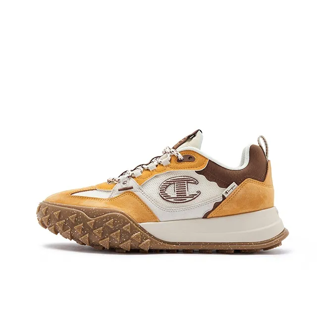 Champion Anti Slip Wear Resistant Running Shoes Men's Dark Yellow-0