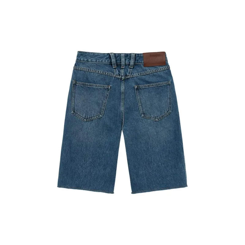 MARITHE FRANCOIS GIRBAUD SS24 Denim Shorts Women's Blue-1