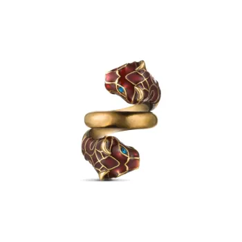 GUCCI Artificial Crystal Rings Unisex