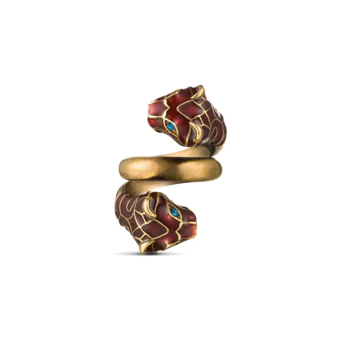 GUCCI Artificial Crystal Rings Unisex-0