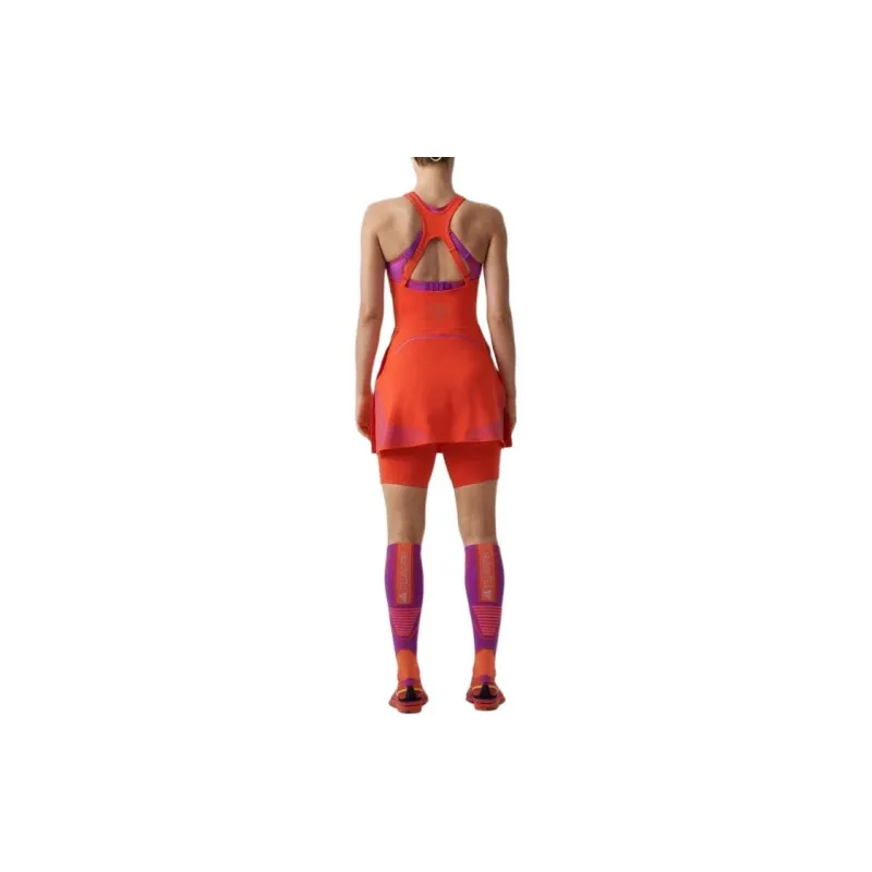 Adidas Sleeveless Dress Women's Orange-1