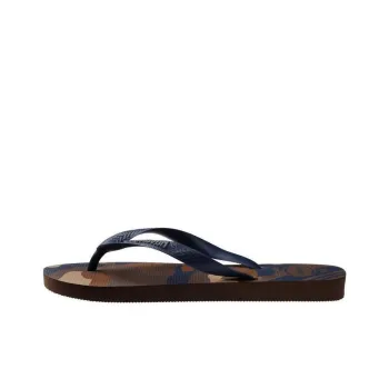 Havaianas Abrasion Resistant Flip Flops Unisex Brown Blue