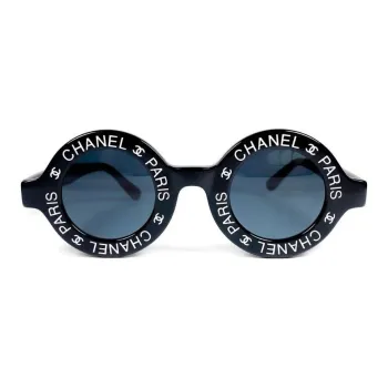 CHANEL 1993 Logo print Round fame Sunglasses