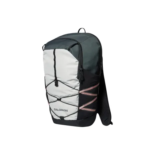 SALOMON Polyester Backpack Regular Unisex Light Gray