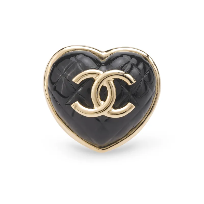 CHANEL Rings Women's Black-4