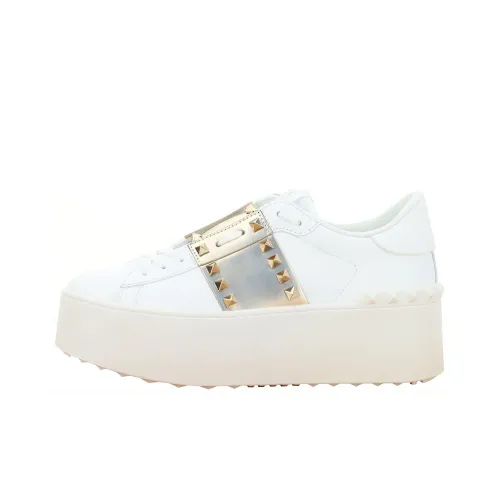 Valentino Garavani Casual Shoes Women's Low-Top White/Gold